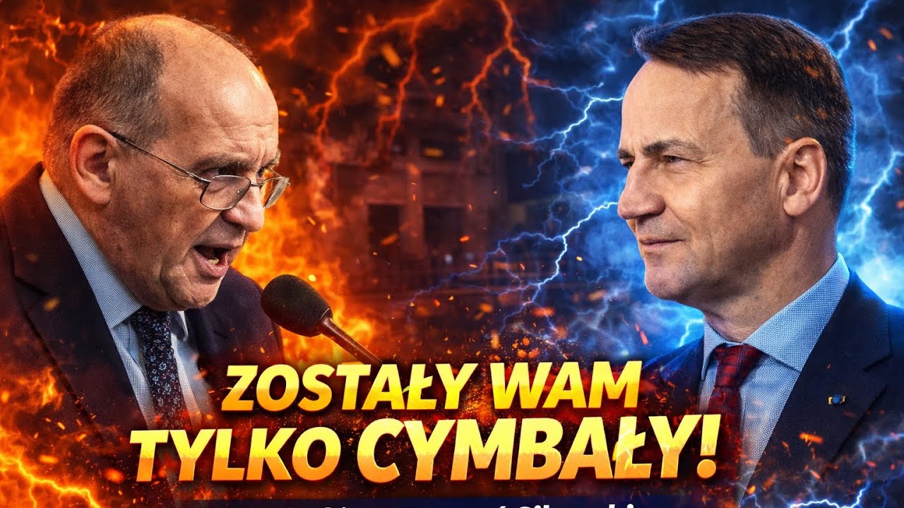 RAU ZMI&Oacute;TŁ SIKORSKIEGO! &bdquo;ZOSTAŁY WAM TYLKO CYMBAŁY&rdquo;
