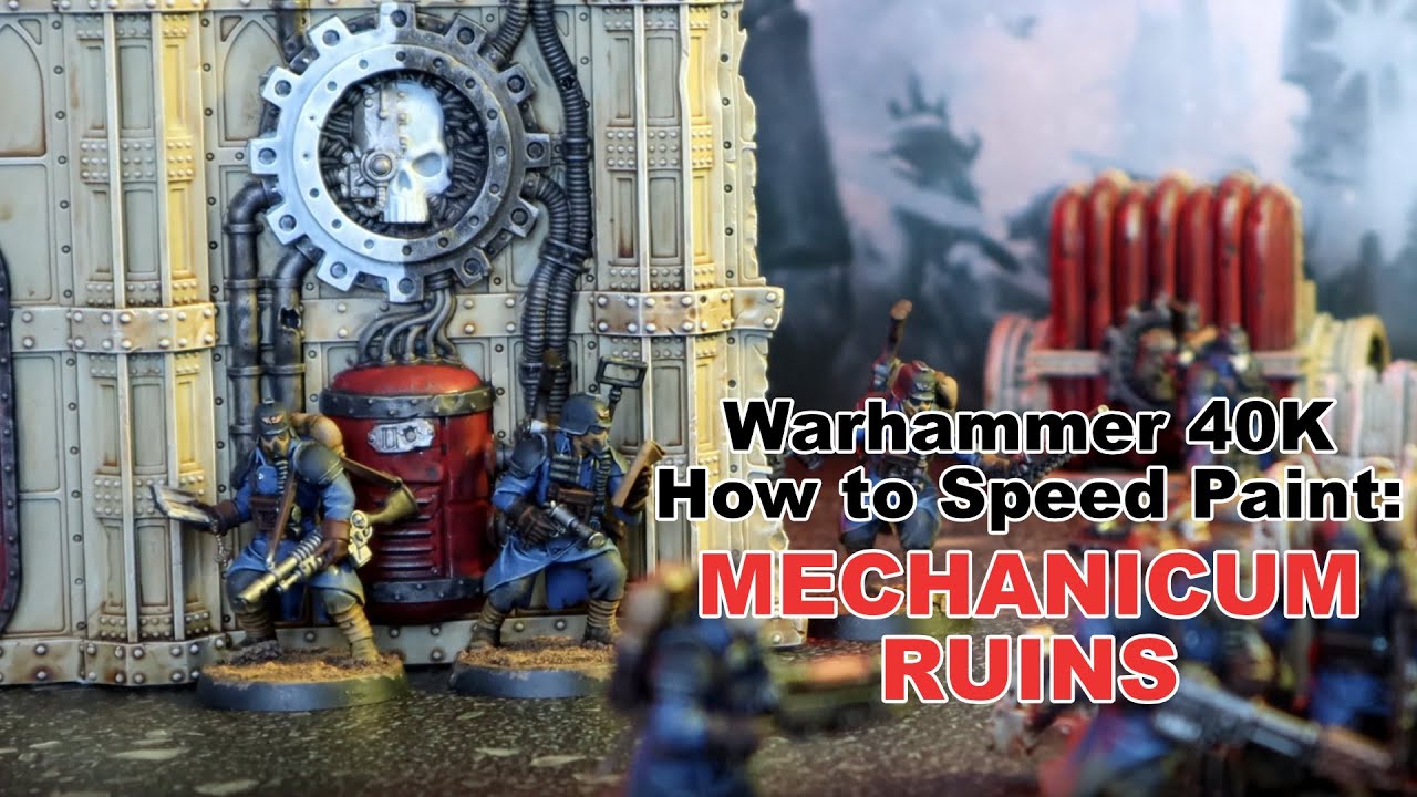 How to Speed Paint - Sector Mechanicum Ruins: Easy guide.