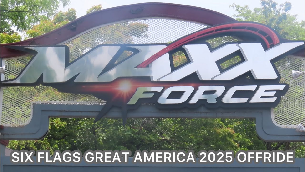 Maxx Force Six Flags Great America 2025 Offride (No Copyright)