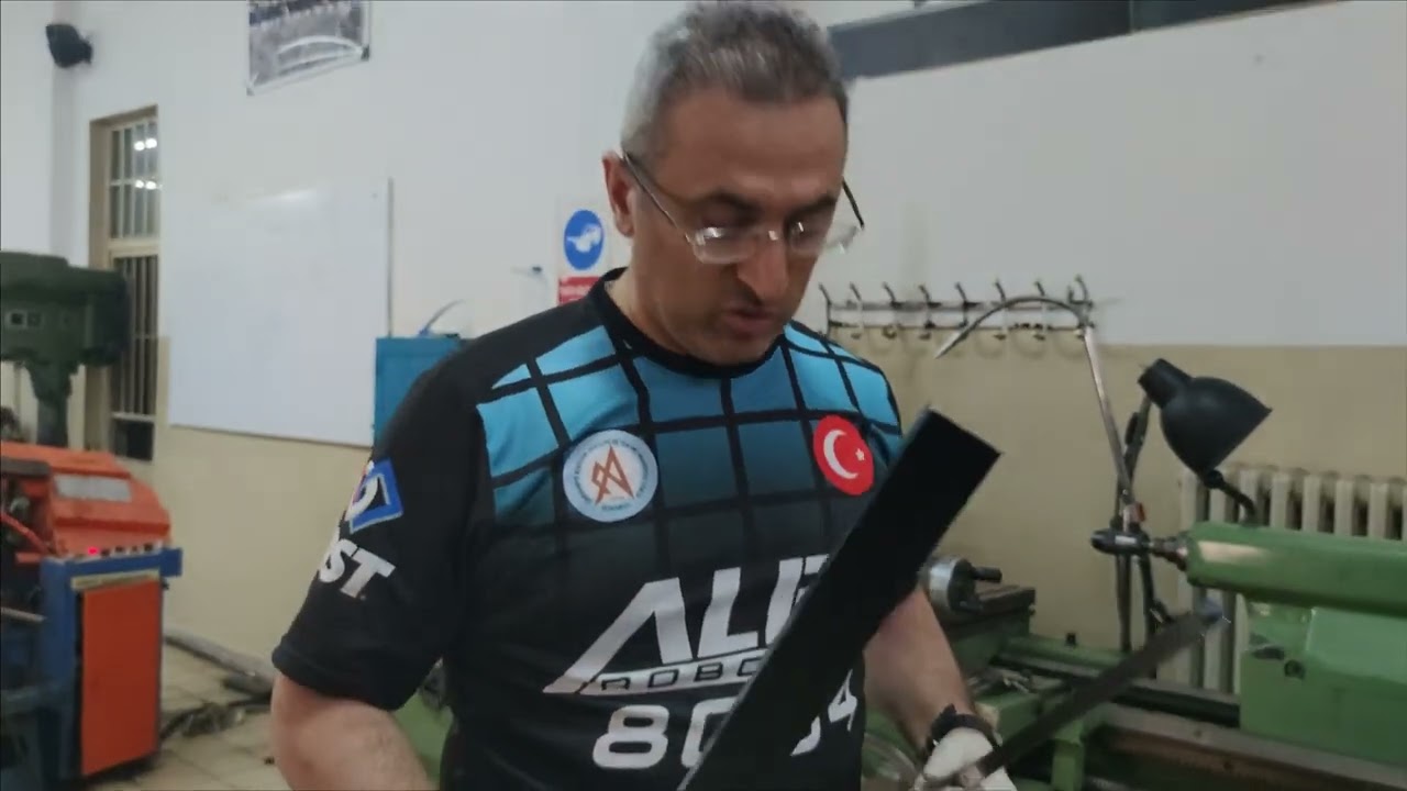 Torna Tezgahına (makineye) Dijital ekran ve cetvel montajı