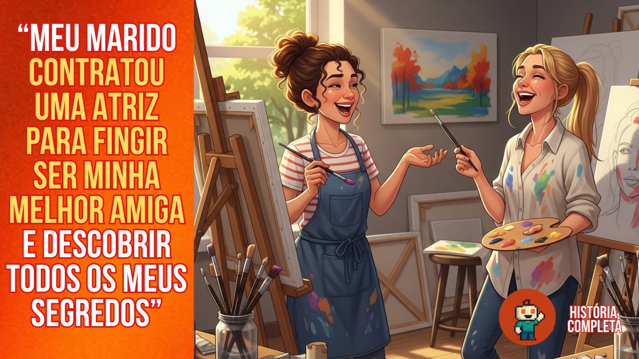 A história do marido que contratou uma mulher para fingir ser amiga de sua esposa.
