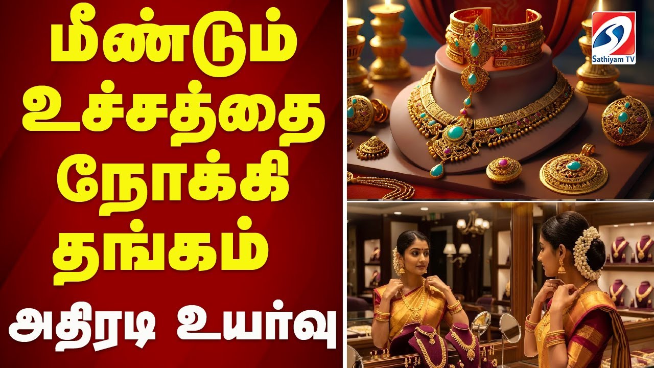🔴LIVE: Gold Rate Today | மீண்டும் உச்சத்தை நோக்கி தங்கம் - அதிரடி உயர்வு