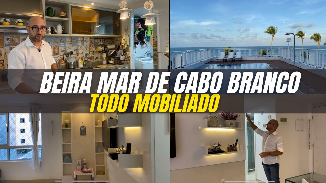 Apartamento a Venda Na MELHOR LOCALIZAÇÃO Beira Mar Em CABO BRANCO JOÃO PESSOA PARAIBA