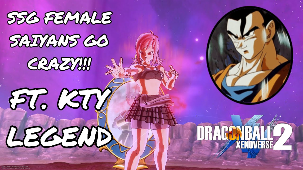 SSG On Female Saiyans Is TOO OP In DBXV2 | FT. KTY Legend