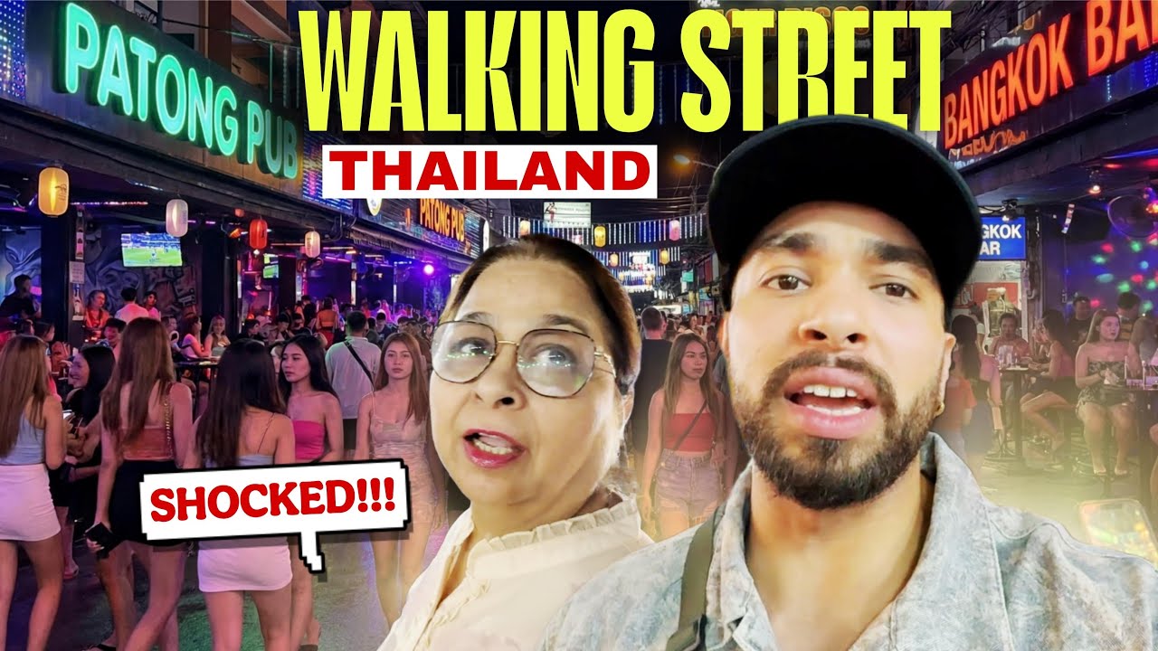 Indian Mom Reacts to Thailand Walking Street 😳 | Shocking Scenes & Real Reactions