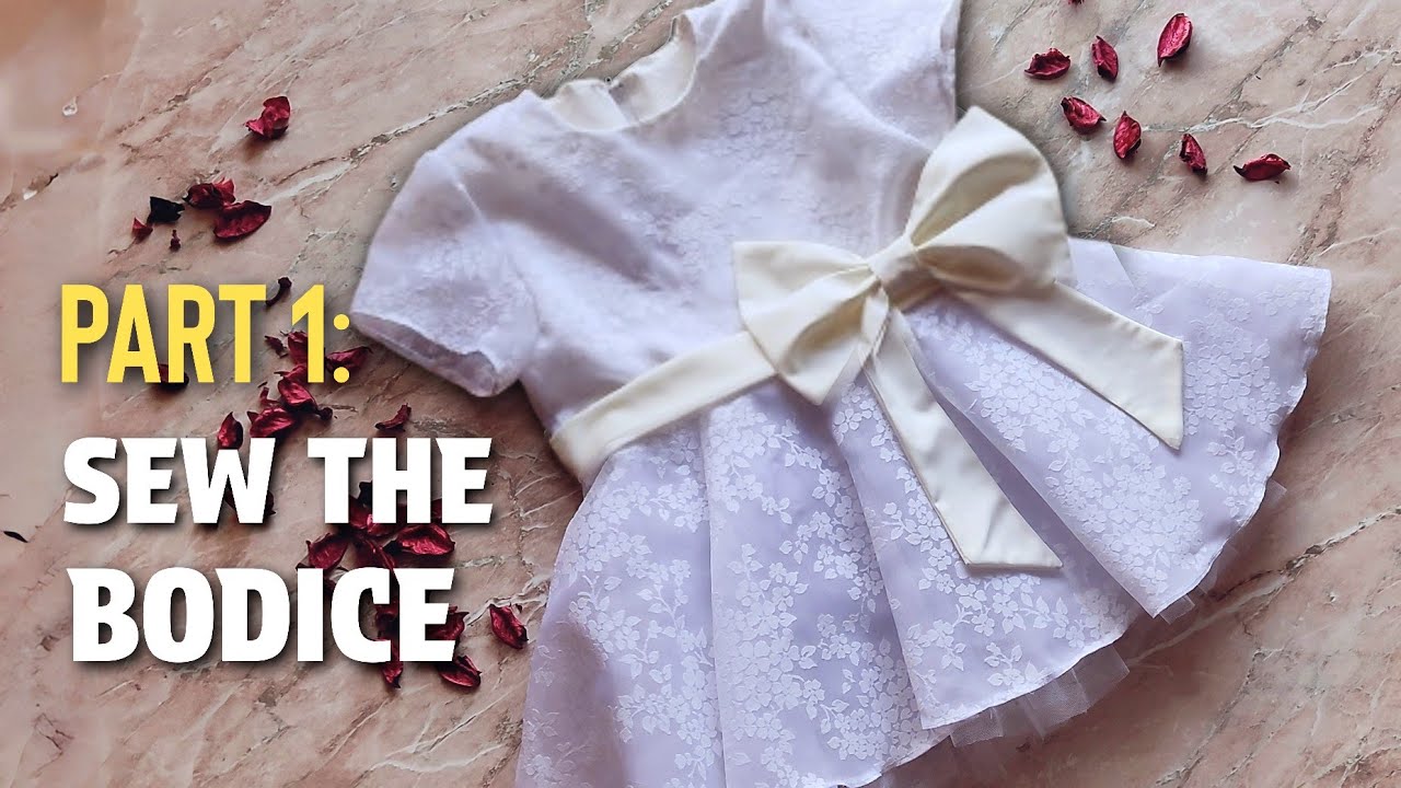 How to Sew a Lined Bodice for a Toddler Dress (Beginner-Friendly)