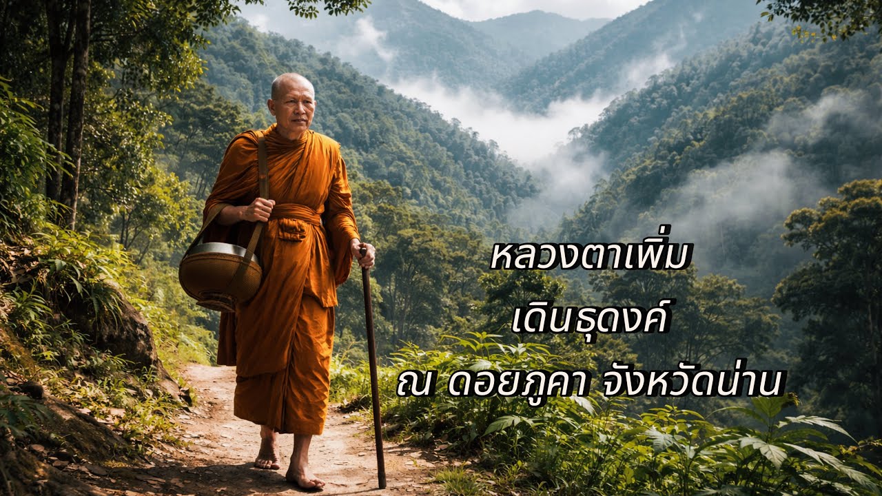 หลวงตาเพิ่ม เดินธุดงค์ ณ ดอยภูคา จังหวัดน่าน 