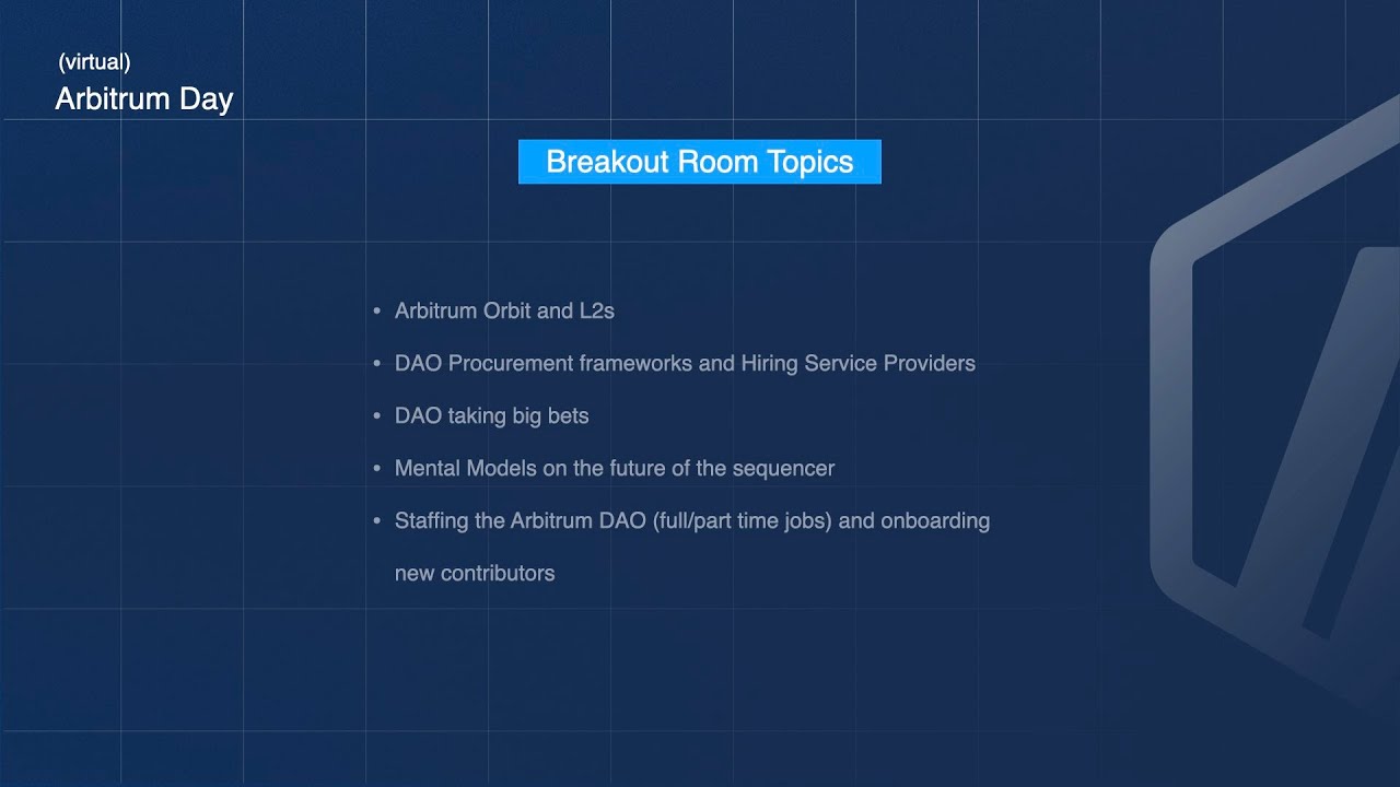 Arbitrum DAO Discussions