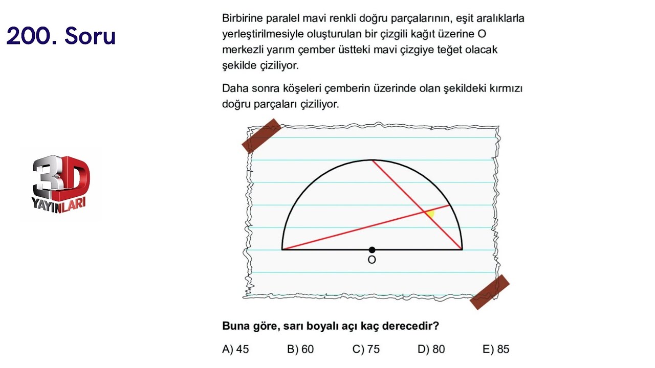 Günün Geometri Sorusu-200 (3D Yayınlarından) | YKS2026 