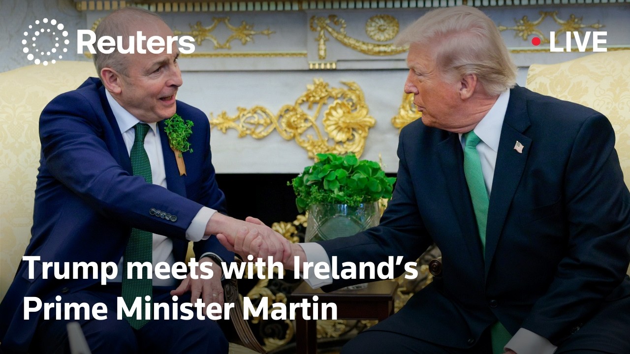 NA ŻYWO: Trump spotyka się z premierem Irlandii Martinem w Białym Domu