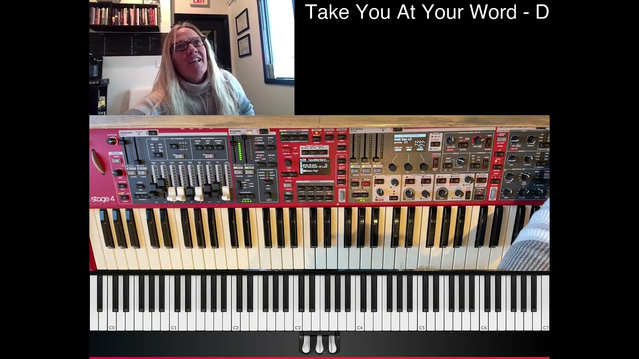 Take You At Your Word (D) Keys Tutorial