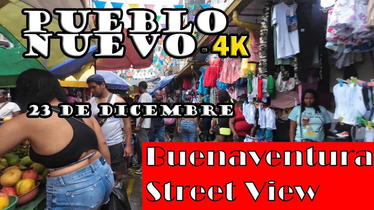 Pueblo Nuevo, 23 de diciembre. Buenaventura, Colombia. 4K