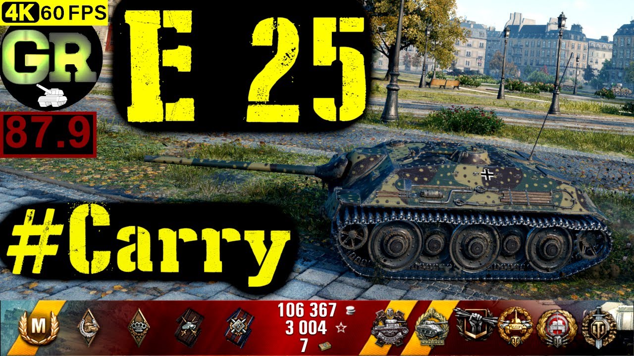 88_World of Tanks E 25 WoT Replay - 8 Kills 4.5K DMG(Patch 1.4.0)