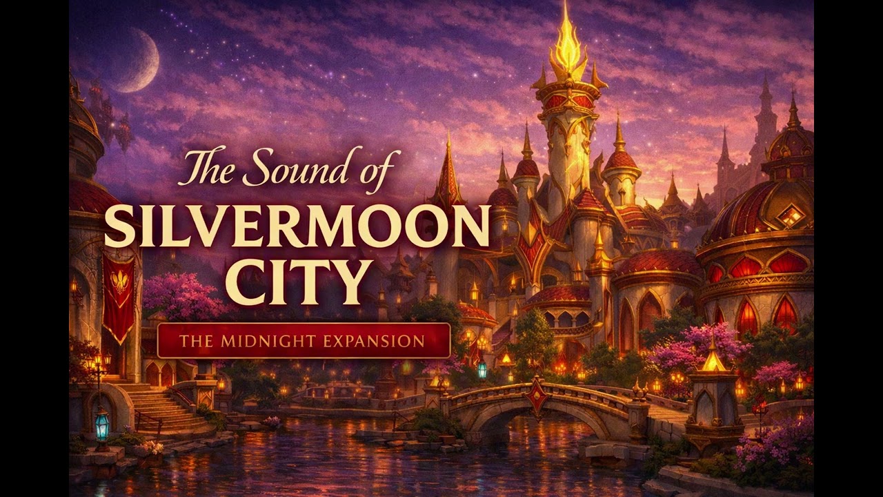 World of Warcraft Silvermoon City - 1 Hour Peaceful WoW Music Journey