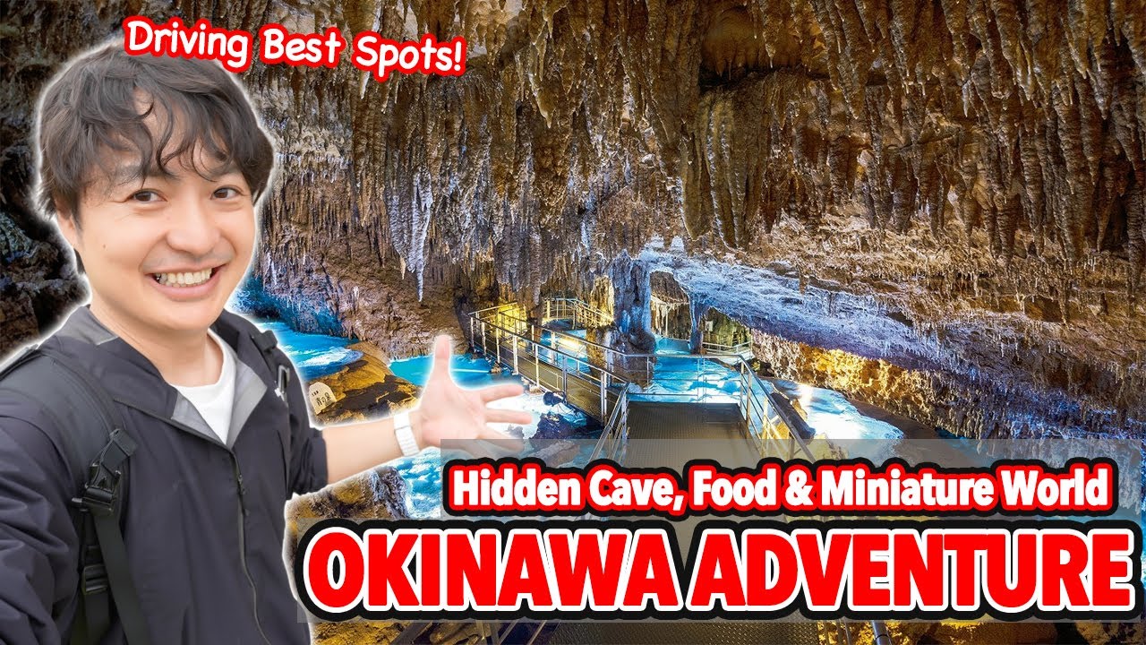 Okinawa Driving Adventure! Beautiful Cave,  Local Food, Miniature Museum & Flight to Tokyo Ep.615