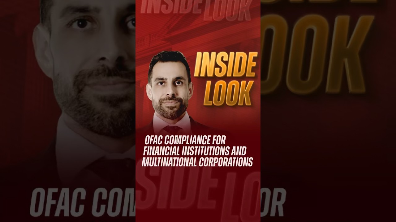 OFAC compliance for financial institutions and multinational corporations. #ofac #sanctions