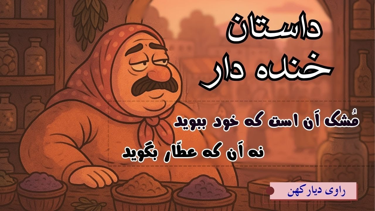 داستان خنده دار قنبر بی موقع | ضرب المثل « مشک آن است که خود ببوید » (قسمت سوم)