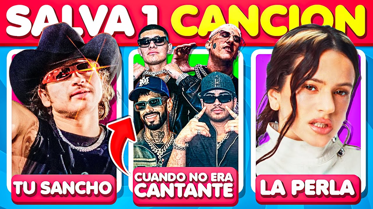 Salva 1 Canción 😱🎧 ¡CANCIONES VIRALES 2025! ¿Qué Prefieres? | TriviaTime TV