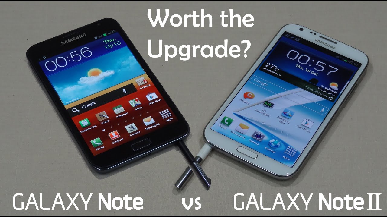 Galaxy Note vs Galaxy Note 2 Comparison - Worth the Upgrade? - Cursed4Eva