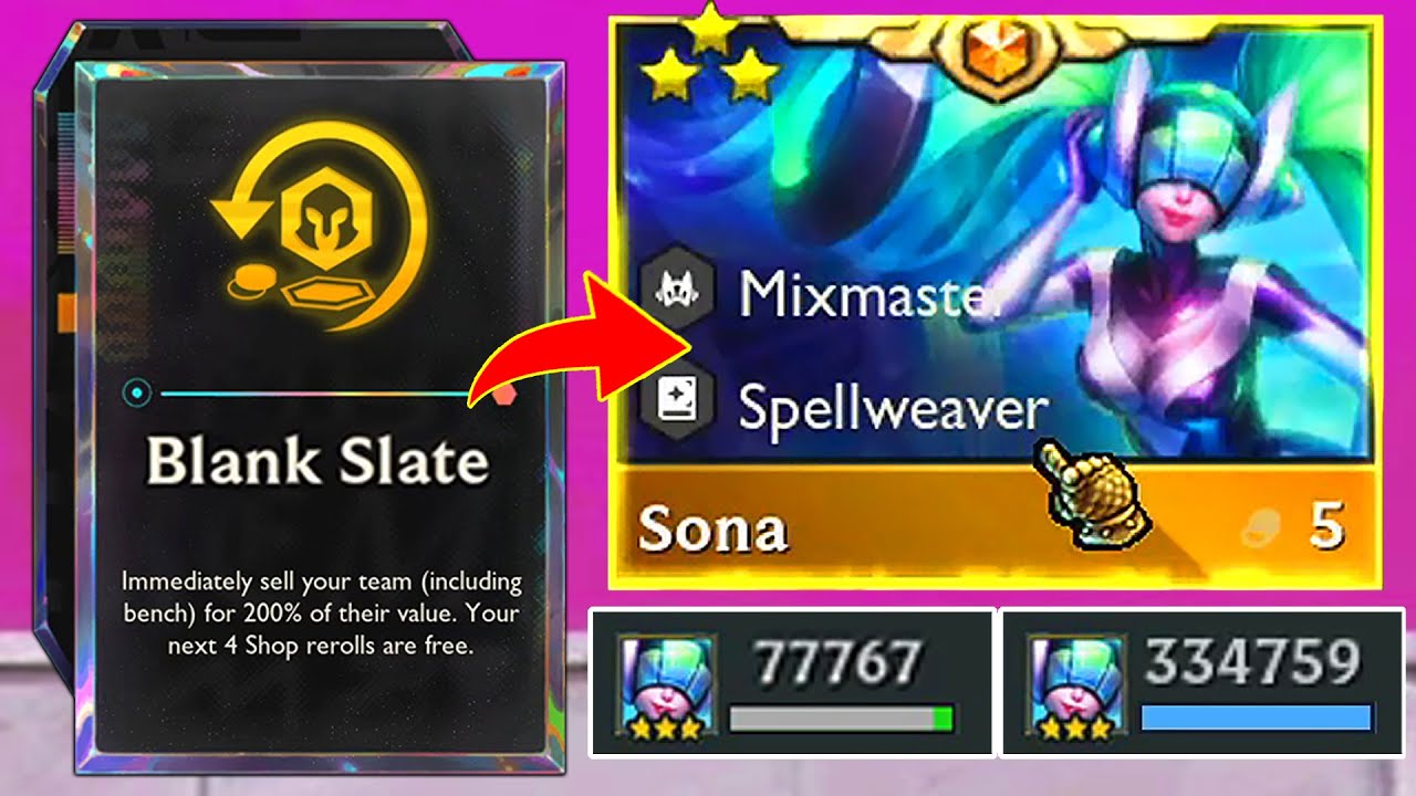 I got the funniest set 10 augment... ⭐⭐⭐ into 3 Star Sona