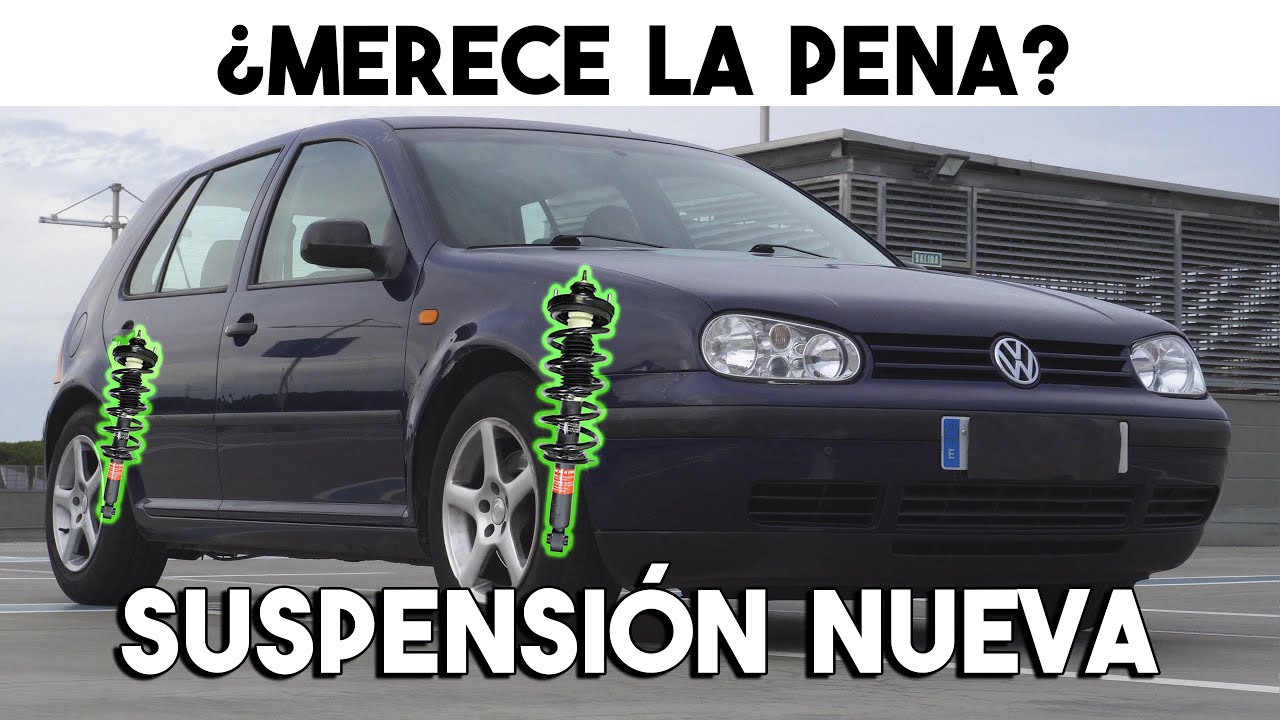 Cómo hacer que un coche de 500€ VAYA COMO NUEVO, Cambio de suspensión GOLF IV VW
