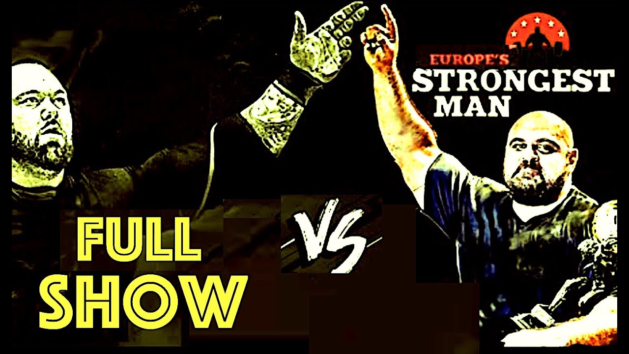FULL SHOW:   Europe's Strongest Man 2016