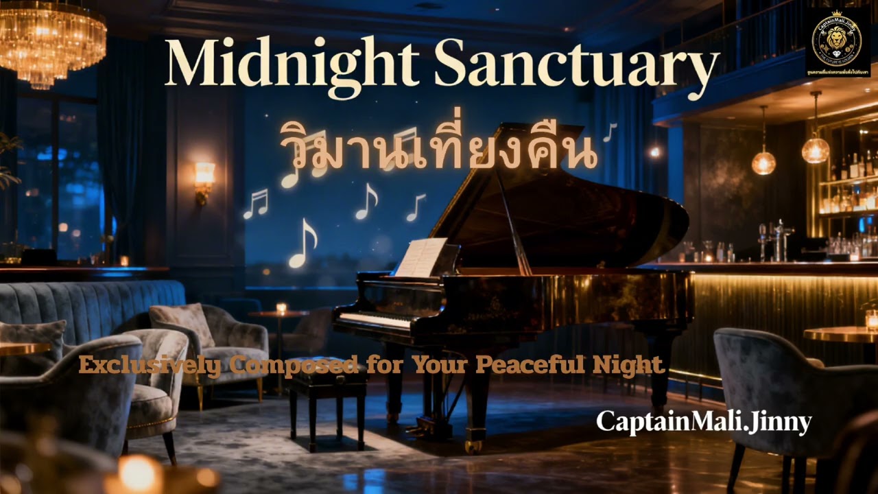 ดนตรีกล่อมนอน 60 นาที: วิมานเที่ยงคืน | 60 Minutes Deep Sleep Music: Midnight Sanctuary 