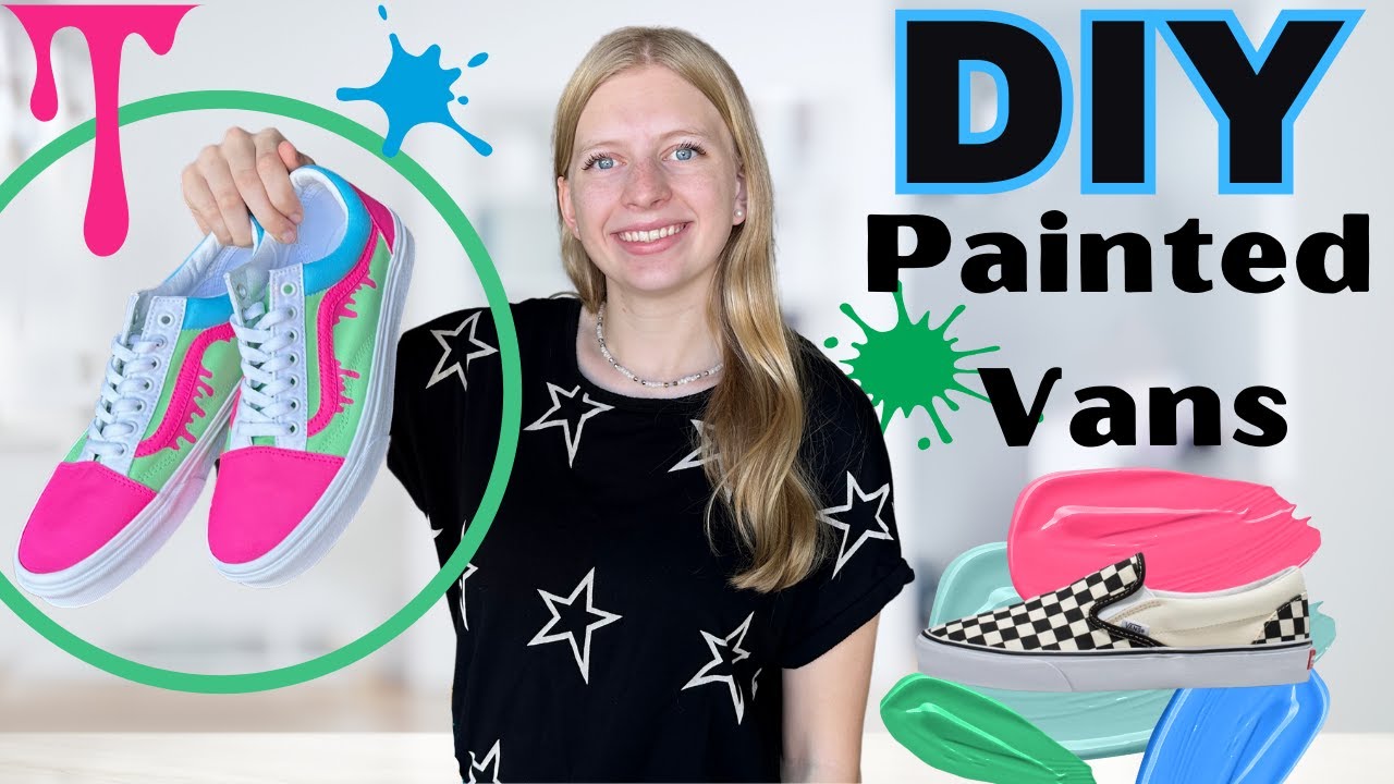DIY Painted Vans Shoes || Art with Alyssa