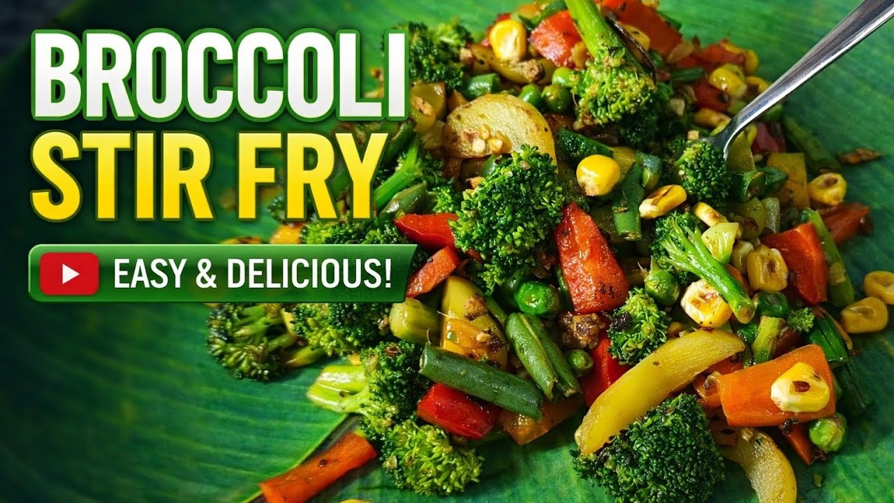 Broccoli Stir fry | Stir fried veggies.   