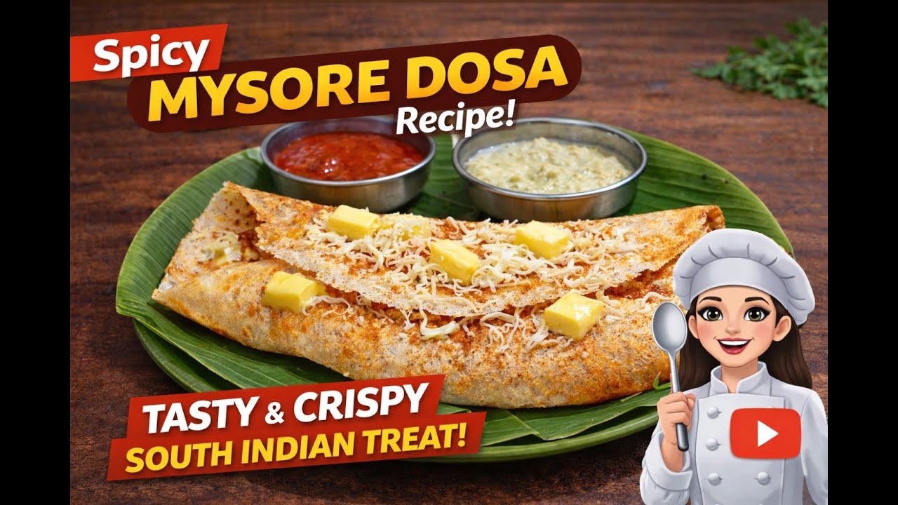 Perfect Mysore Dosa at Home 🔥 | Crispy & Spicy | #mysoredosa #dosa #dosarecipe #dosa_recipe