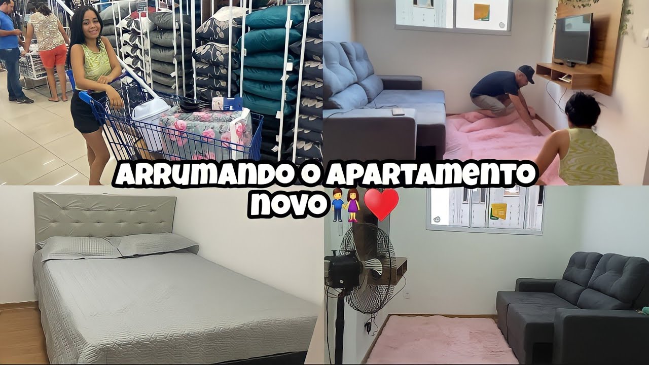 ORGANIZANDO O APARTAMENTO +COMPRINHAS PARA A CASA👫😍
