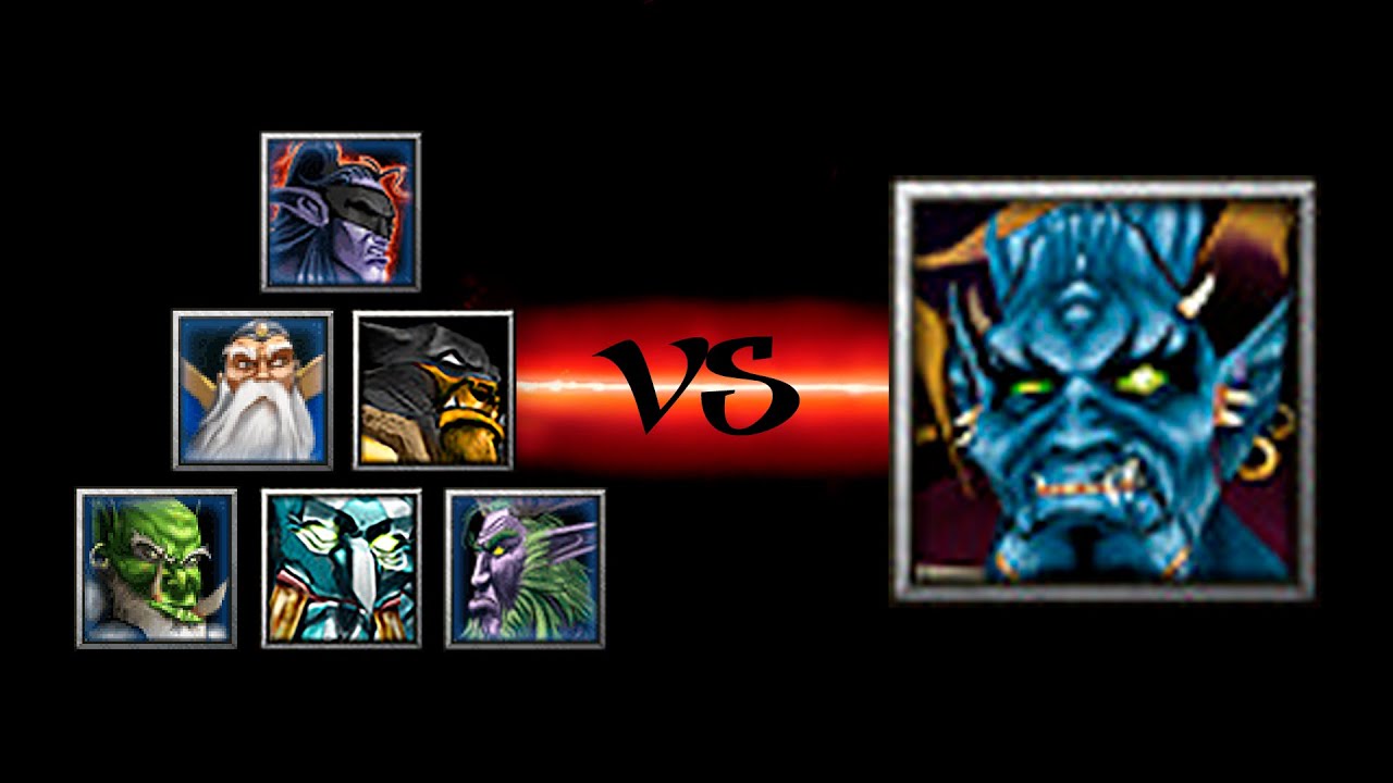 6 Heroes vs Archimonde