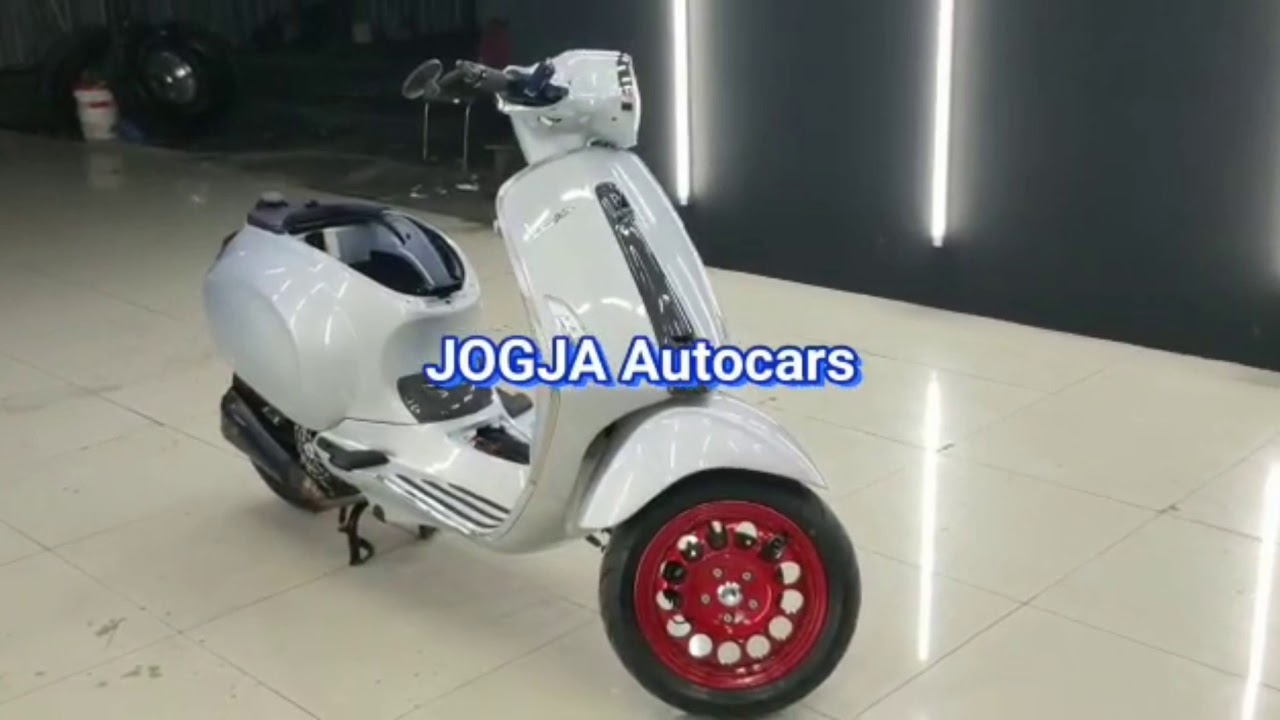 Vespa coatiing 5 layers #jogjaautocars