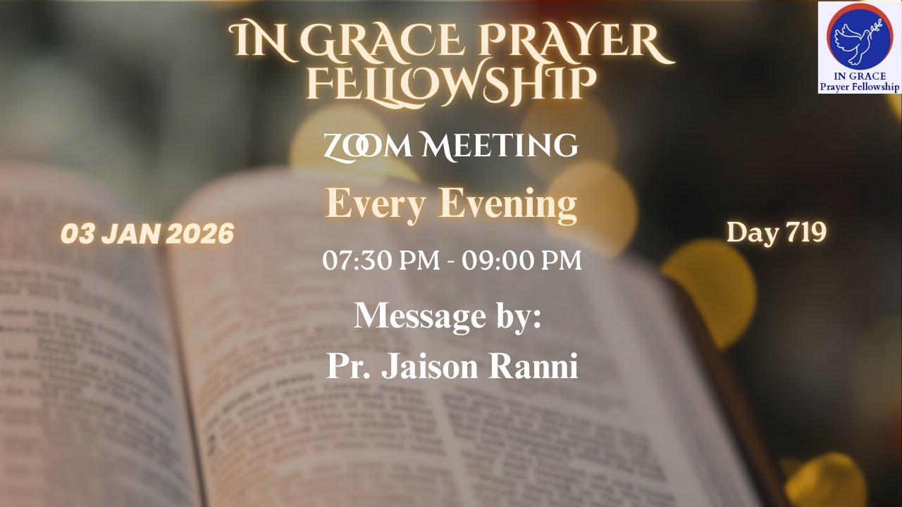 Pr. Jaison Ranni | 03 Jan 2026 | Evening Prayer | Day 719 | Zoom Meeting