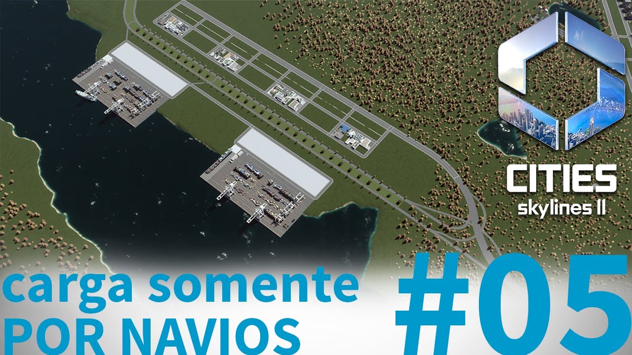 ISLA #05 | É POSSÍVEL IMPORTAR PRODUTOS SOMENTE PELO PORTO? [Cities: Skylines 2 – Gameplay PT-BR]
