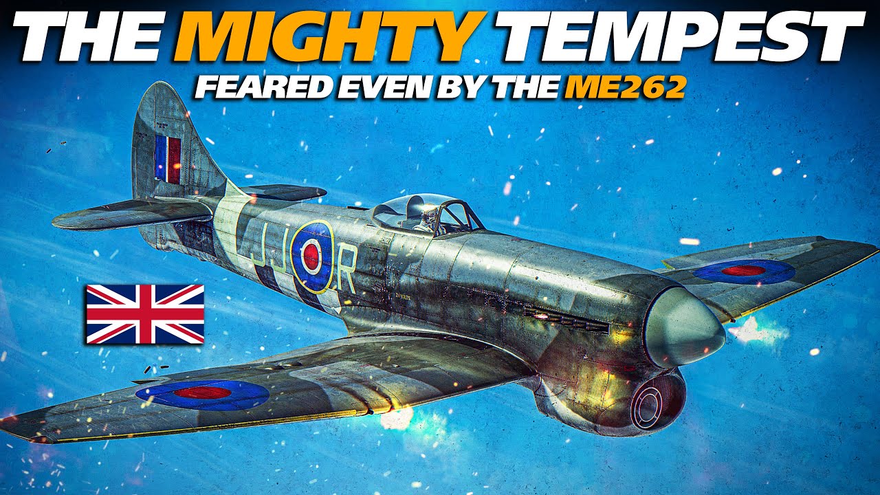 Эта штука просто бомба — могучий Hawker Tempest — которого боятся даже Ме-262 | Ил-2 | Вторая мир...