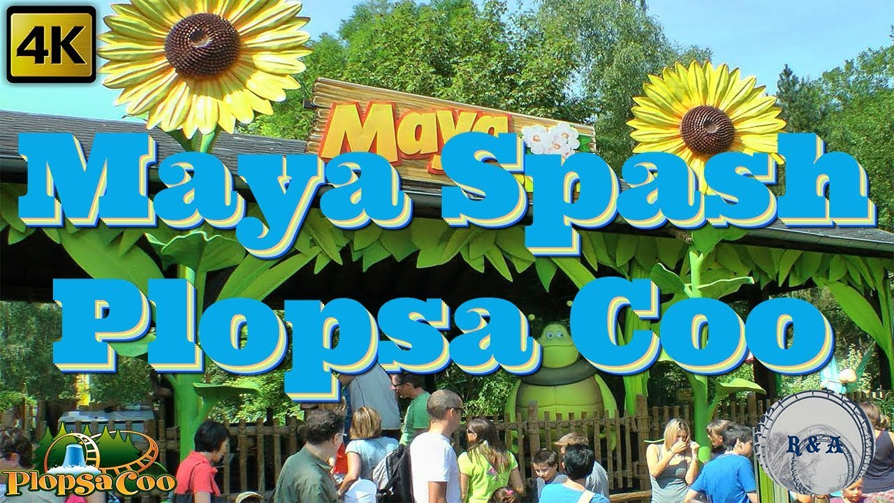 Maya Splash onride/offride POV Plopsa Coo 4K
