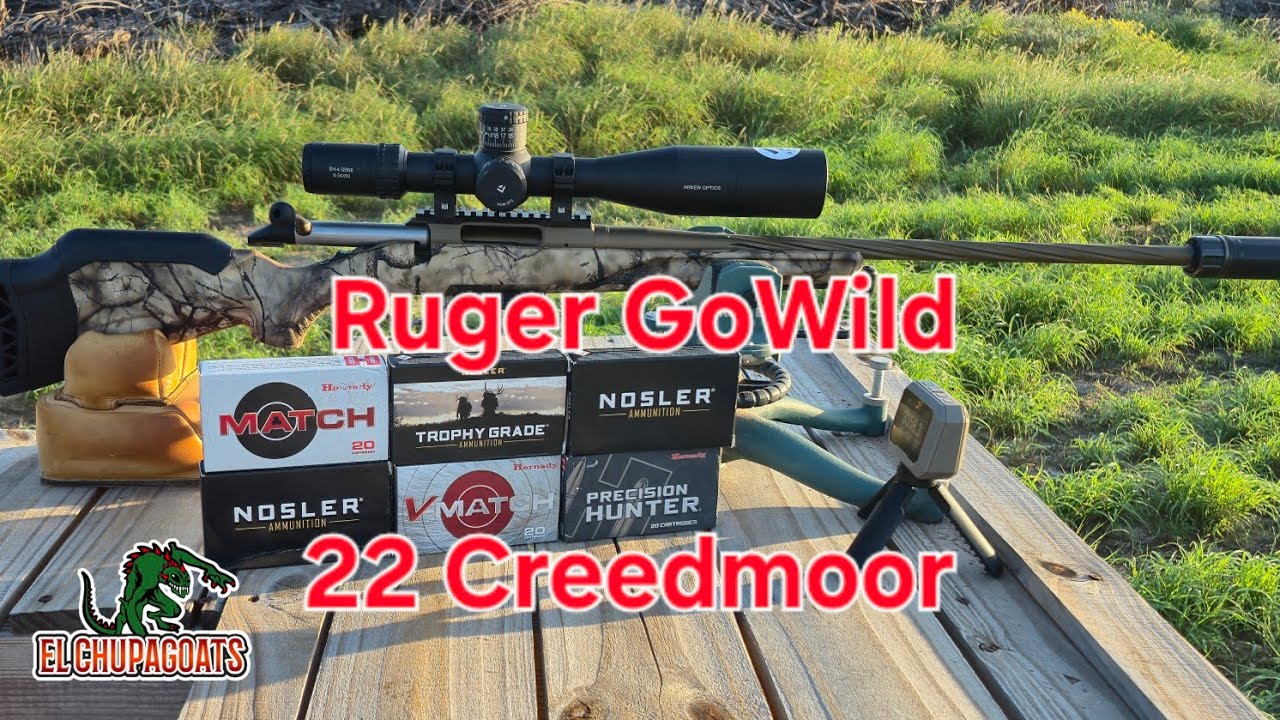 NEW RUGER AMERICAN GEN II GO WILD IN 22 CREEDMOOR ACCURACY TEST.