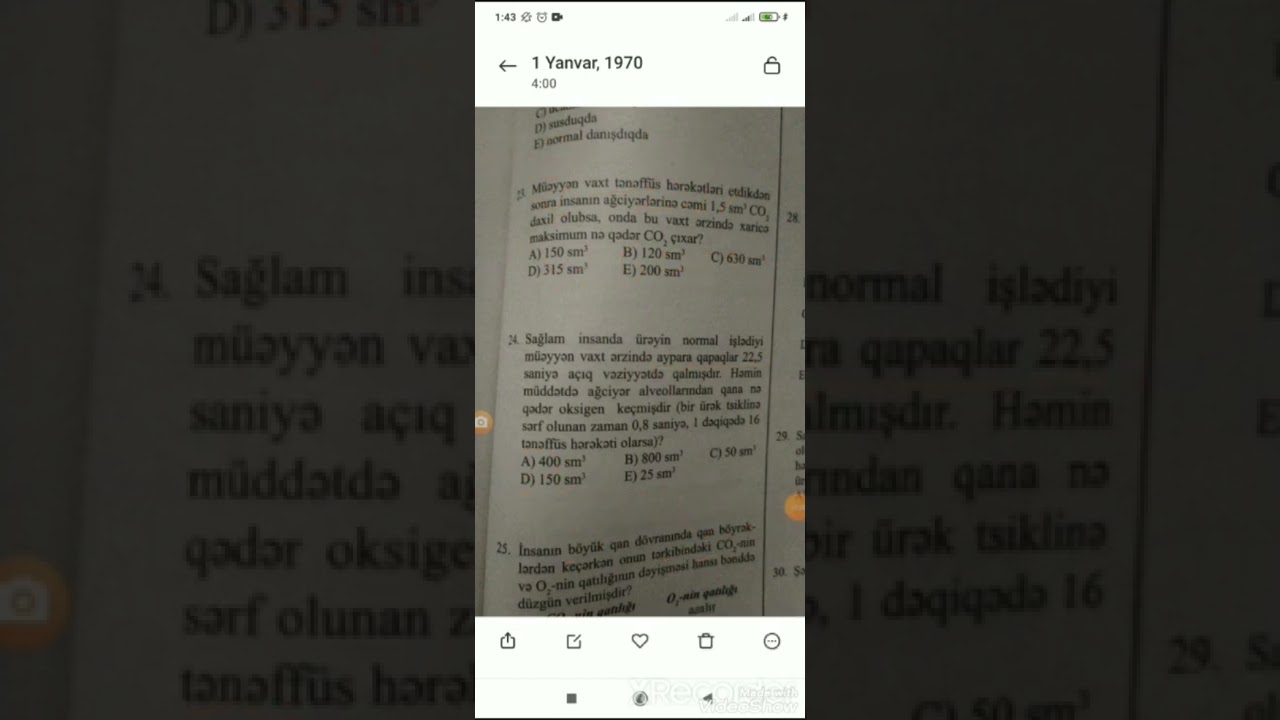 Güven test bank.Tənəffüs sisteminə aid məsələ həlli