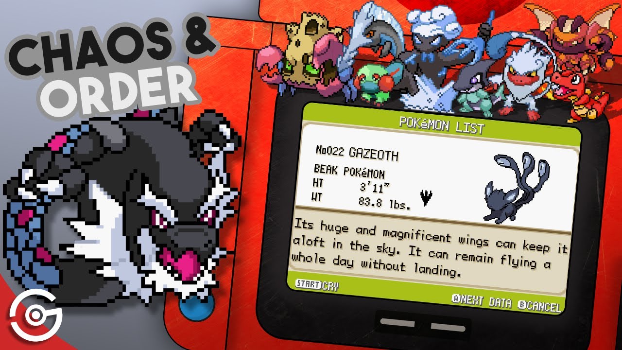 Pokemon Chaos & Order Complete Pokedex | All new Fakemon with Locations and Dex Entries