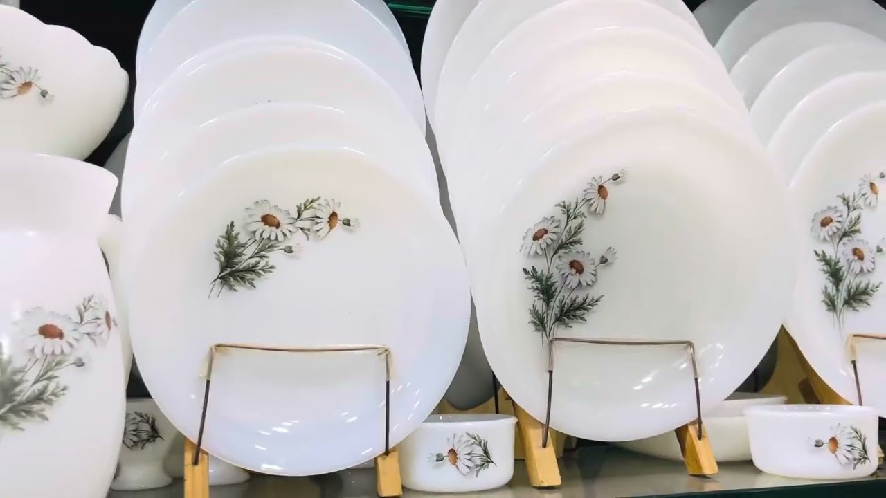 Orignal Arcopal France dinner set 6 person high quality…