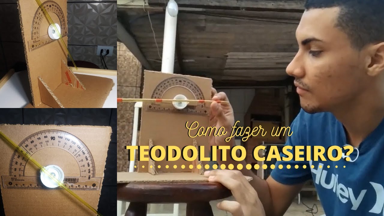Como fazer um Teodolito Caseiro? Fácil e Rápido!