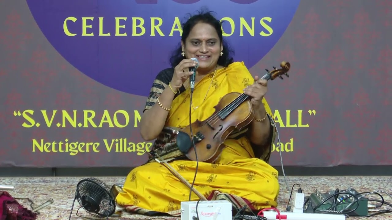 233: SVN- Centenary  Music Festival (08/09/24) 11.30 AM  VID. DR. JYOTSNA SRIKANTH (VIOLIN)  & Party