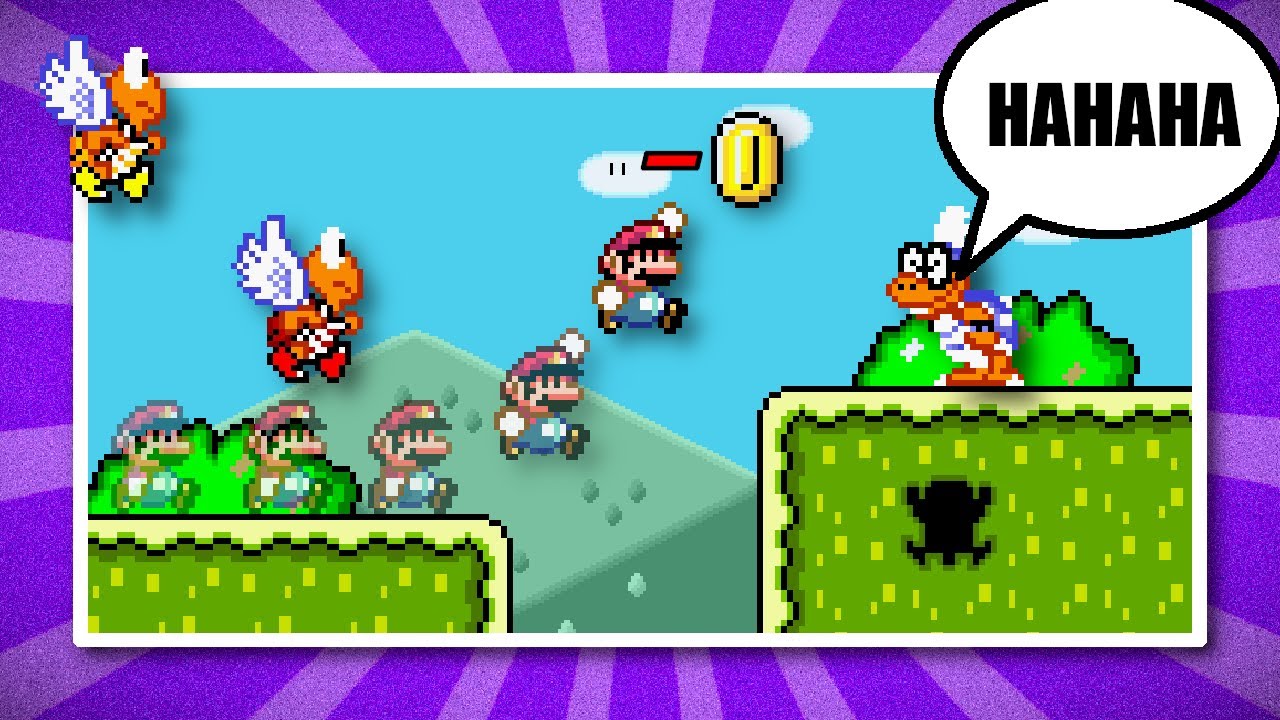 Mario, mas tem que Pagar para Pular!?