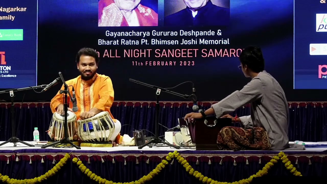 Yashwanth Vaishnav | Tabla Solo | 38th All Night Music Festival - GDSS