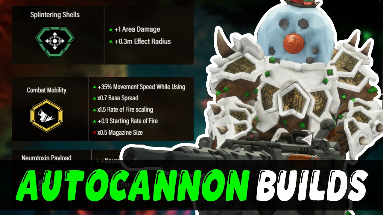 Deep Rock Galactic - Autocannon Overclock Builds 2026