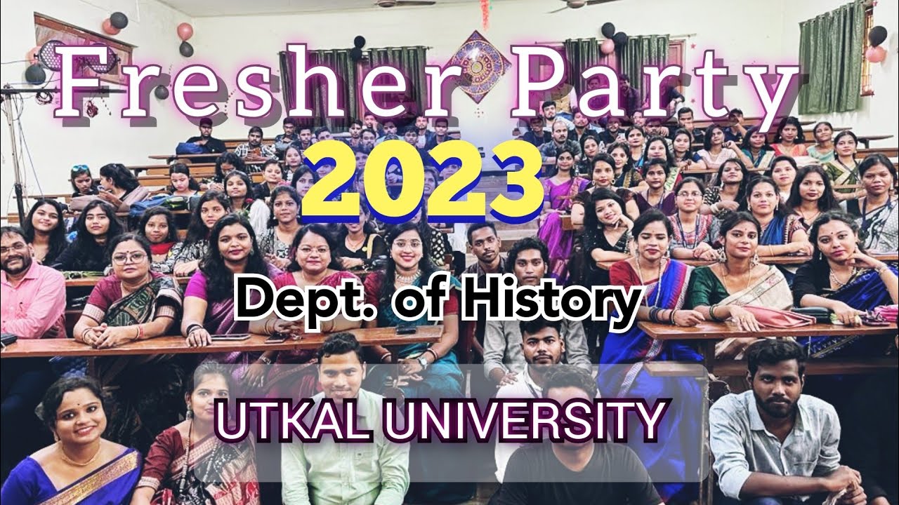 'AAGHAZ' BATCH !! 2023!! Fresher party!! History department!! Utkal University!!