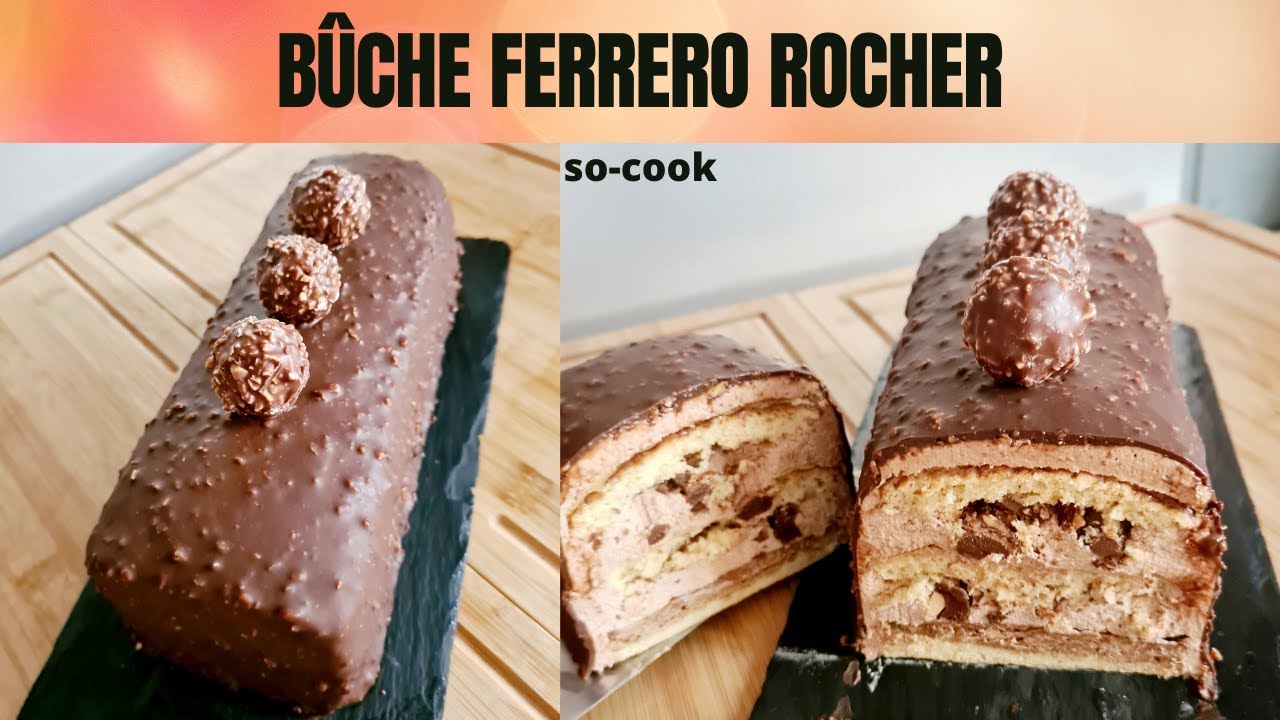Bûche Ferrero Rocher