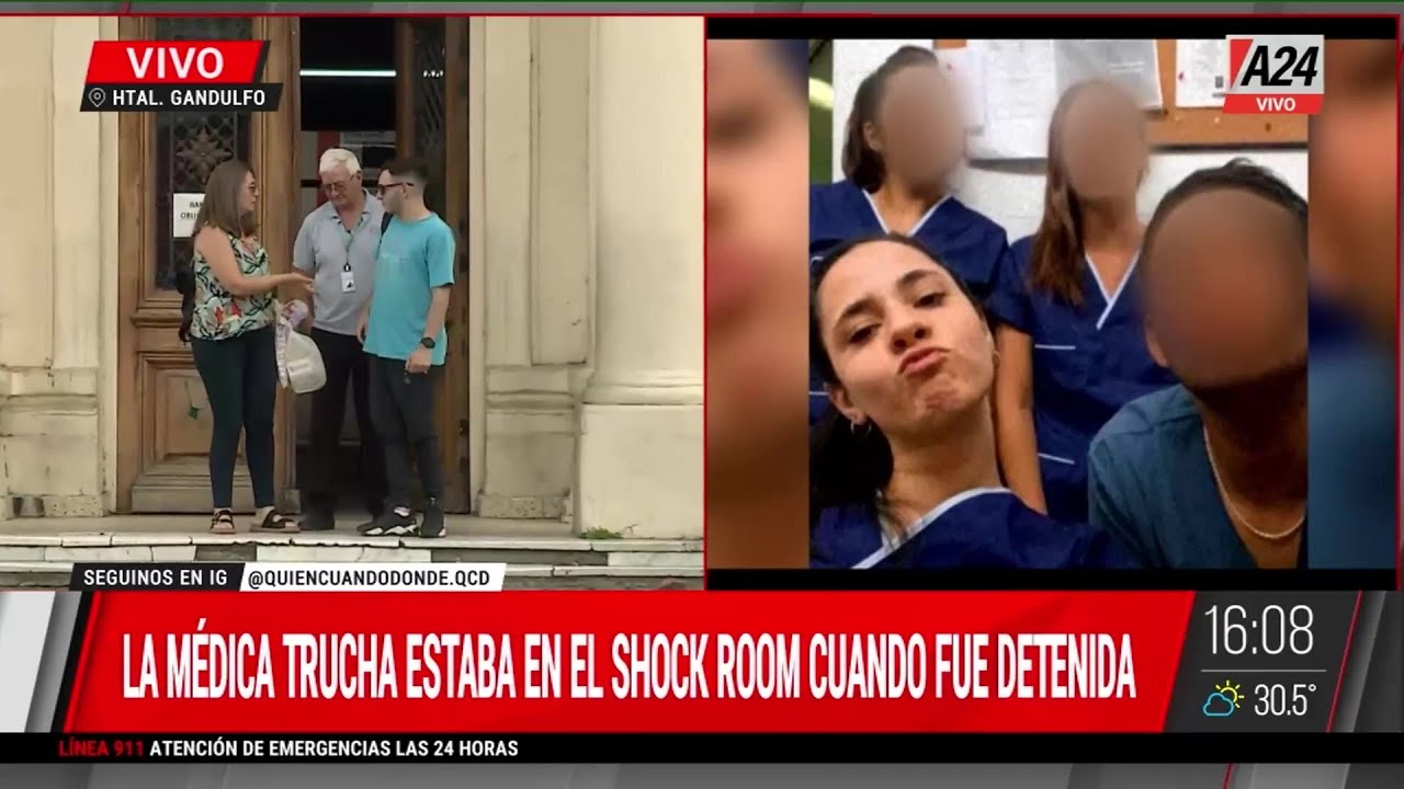 🚨 Detuvieron a una falsa médica que atendía en el Hospital Gandulfo