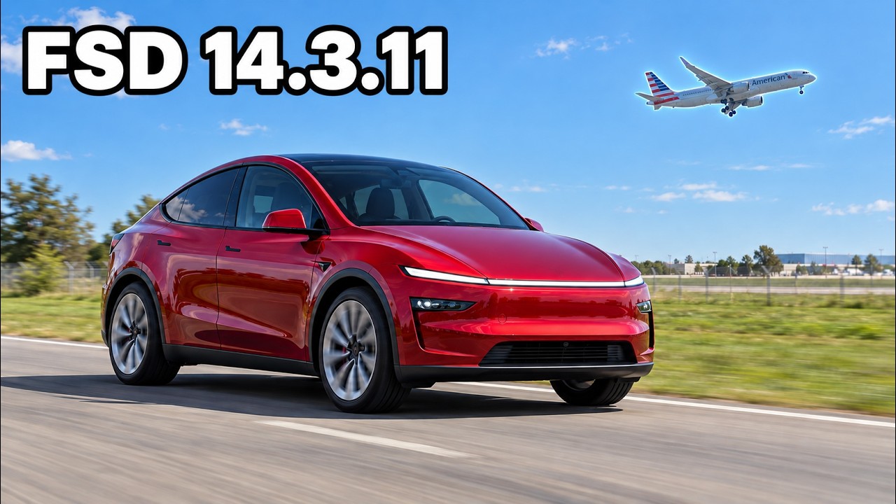 Первая поездка на Tesla FSD версии 14.3.11